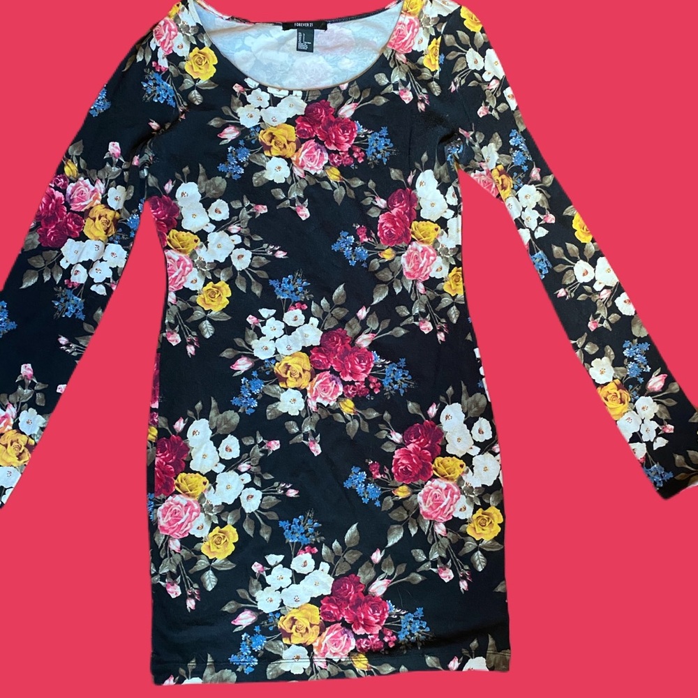 Floral bodycon style dress